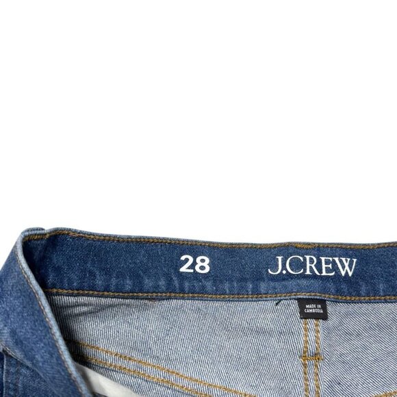 J. Crew Bootcut Cropped Jeans Blue Waist 28 - Picture 4 of 9